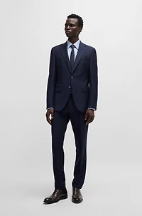 Slim-fit shirt performance-stretch fabric