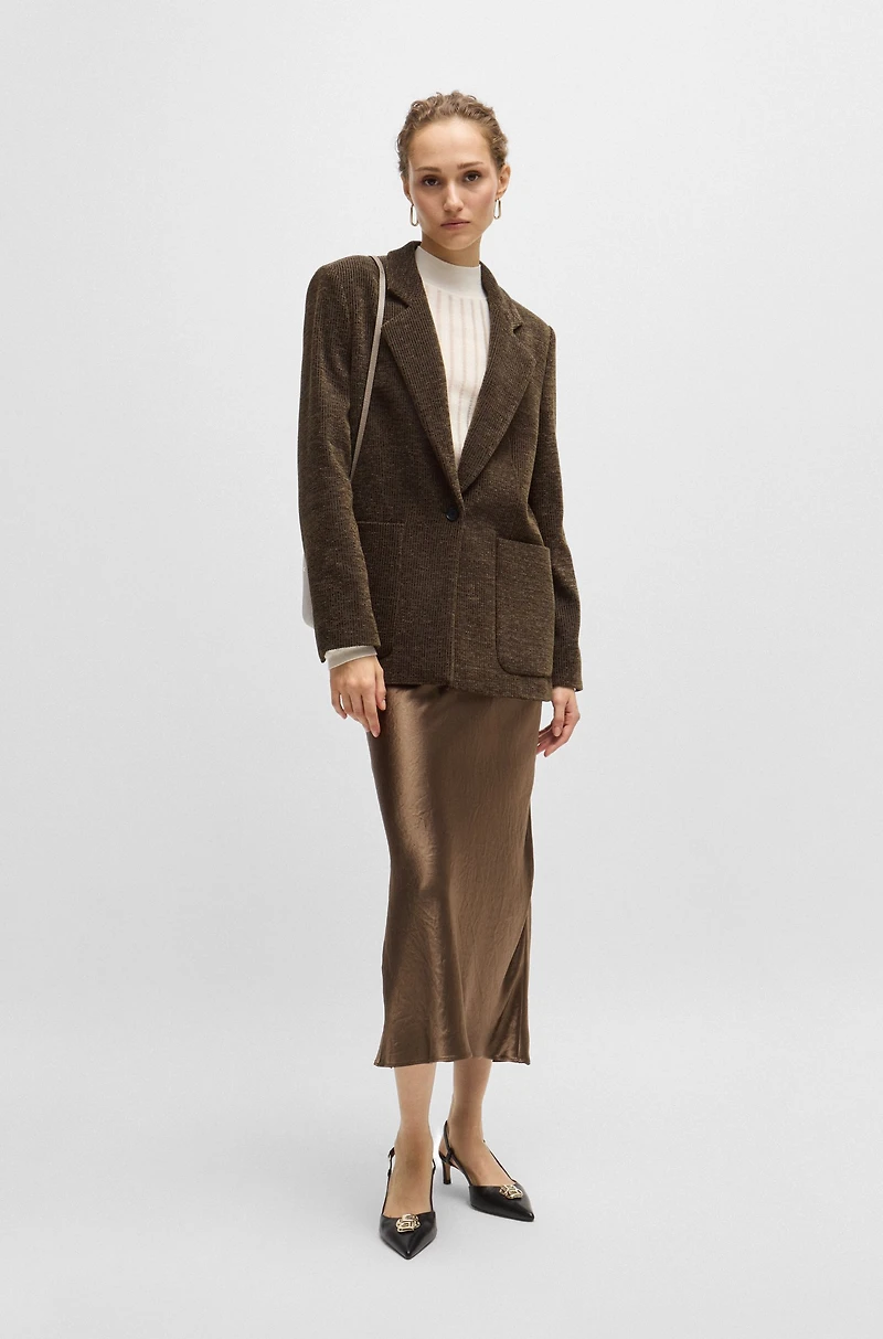 Relaxed-fit jacket velvet corduroy