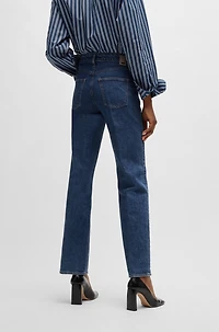 Slim-fit jeans deep-blue comfort-stretch denim