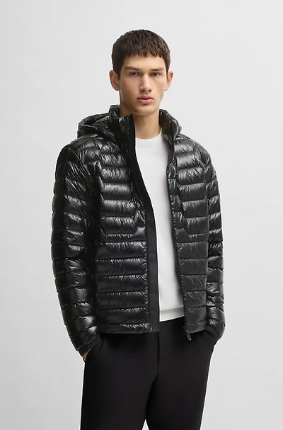Water-repellent jacket with down filling