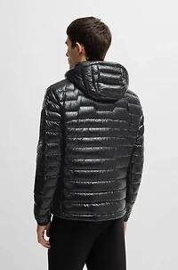 Water-repellent jacket with down filling