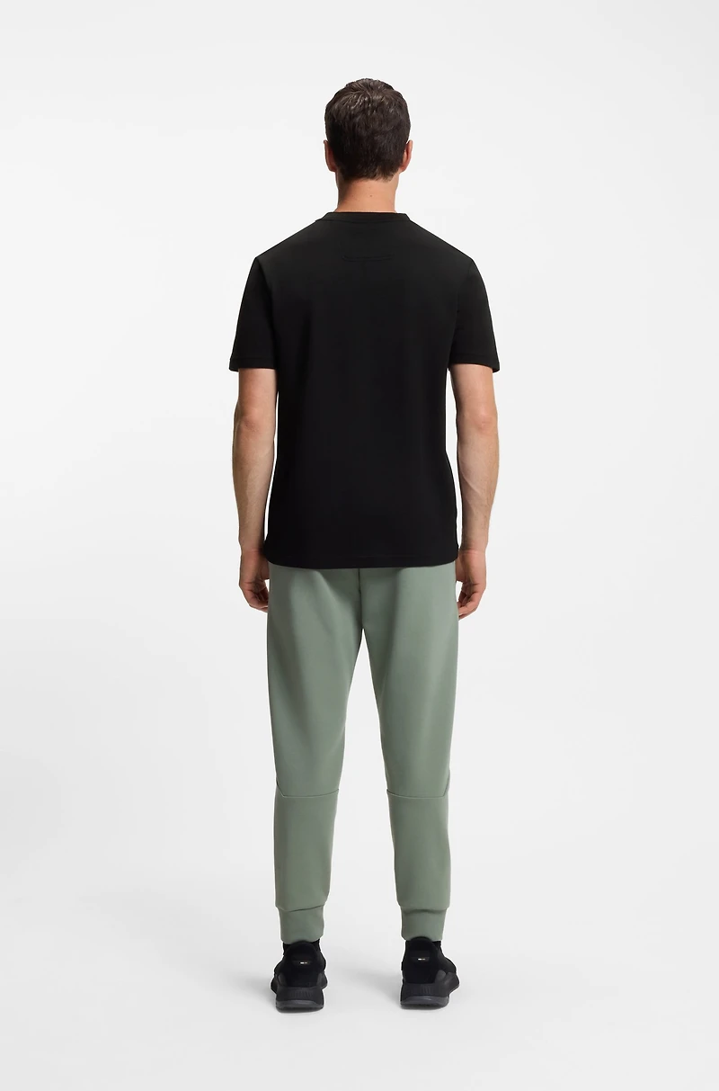 Embroidered-logo T-shirt cotton piqu