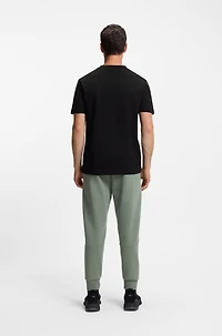 Embroidered-logo T-shirt cotton piqu