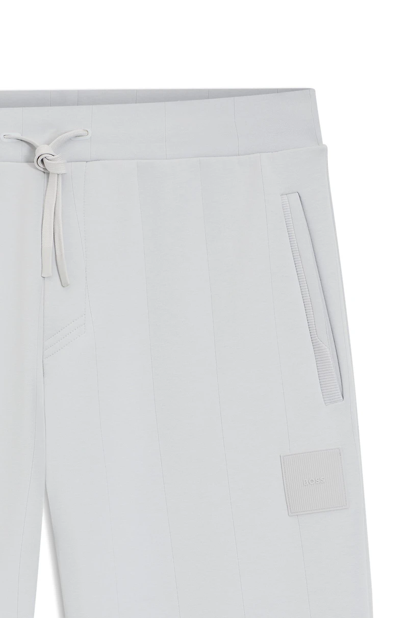 Tracksuit bottoms a drop-needle cotton