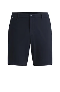 Slim-fit shorts stretch-cotton twill