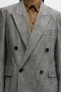 Regular-fit double-breasted blazer
