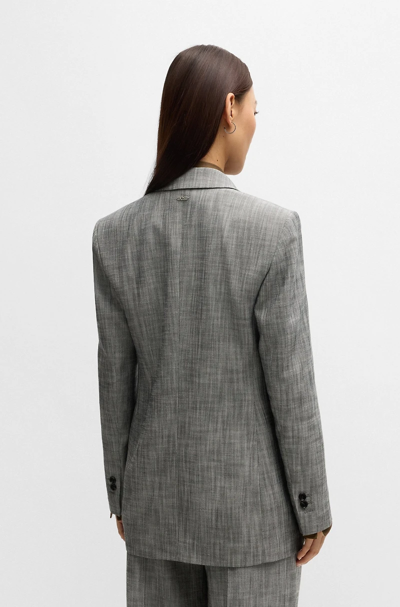 Regular-fit double-breasted blazer