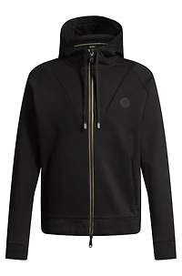 Zip-up hoodie with Double B monogram