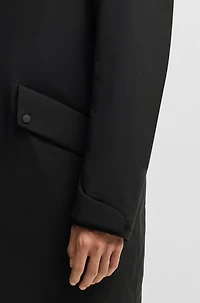 Water-repellent jacket with down filling