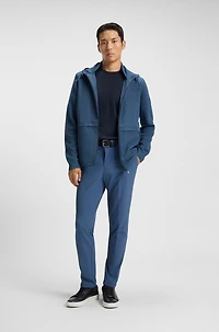 Softshell jacket with knitted details