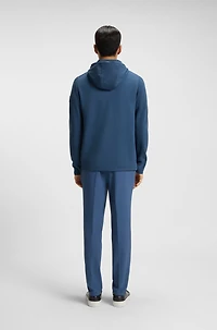 Softshell jacket with knitted details