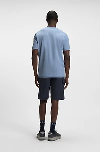 Slim-fit T-shirt with decorative reflective details