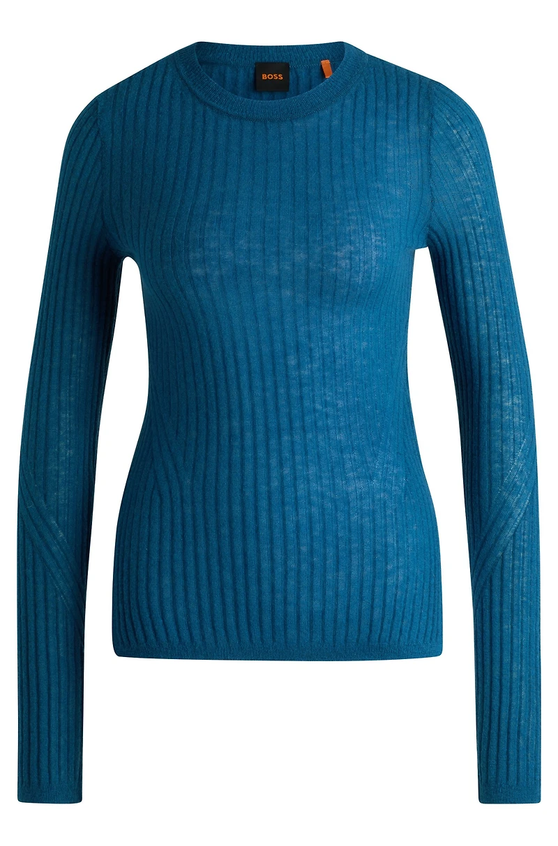 Wool slim-fit sweater