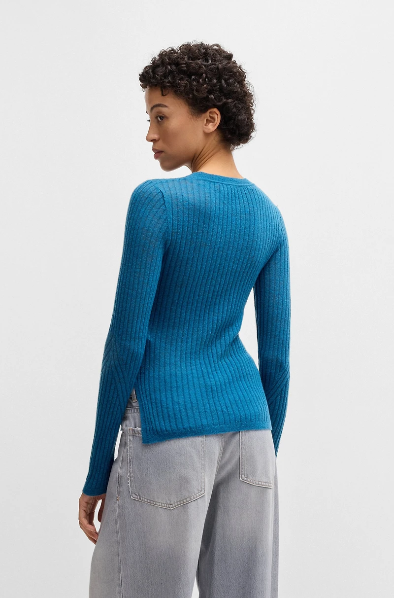 Wool slim-fit sweater