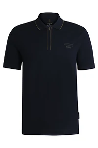 Porsche x BOSS stretch-cotton polo shirt