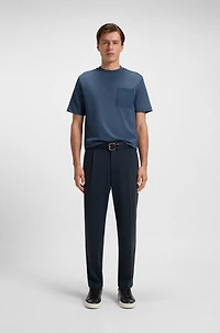 T-shirt with tonal trims