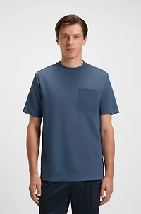 T-shirt with tonal trims