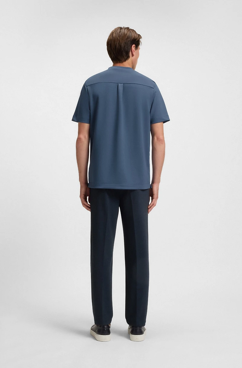 T-shirt with tonal trims