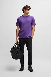 Thermo-regulating T-shirt cotton with Double B monogram