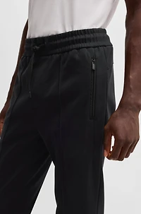 Regular-fit tracksuit bottoms mercerized cotton