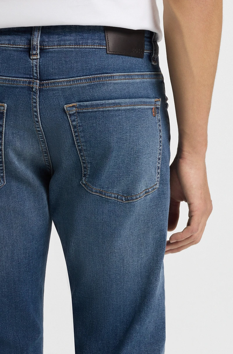 Maine regular-fit jeans blue super-stretch denim