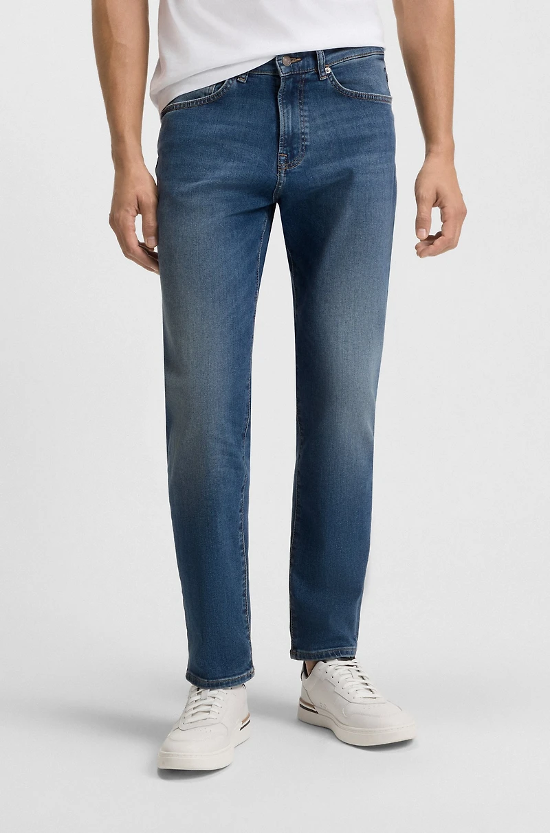 Maine regular-fit jeans blue super-stretch denim
