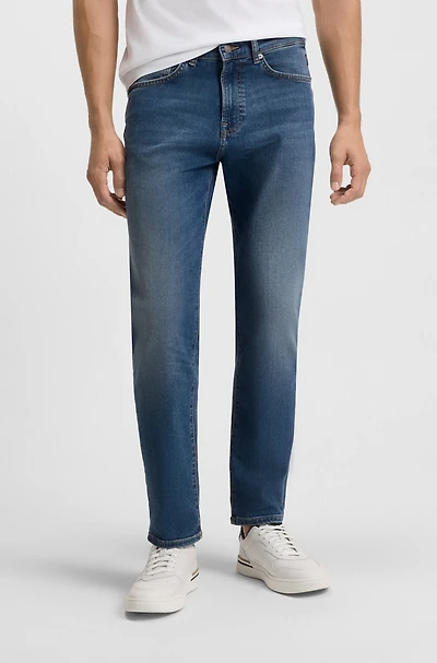 Maine regular-fit jeans blue super-stretch denim