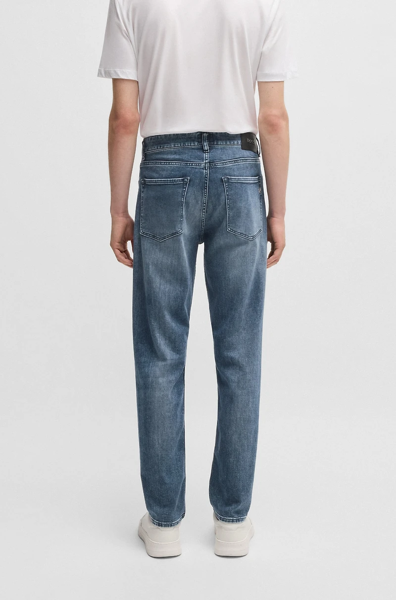 Maine regular-fit jeans super-soft blue denim