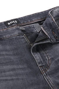 Slim-fit jeans gray soft-touch denim