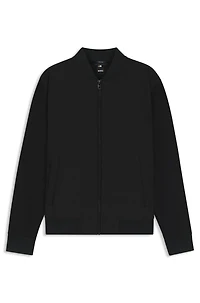 Zip-up sweatshirt with padded front