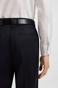 Slim-fit shirt structured cotton