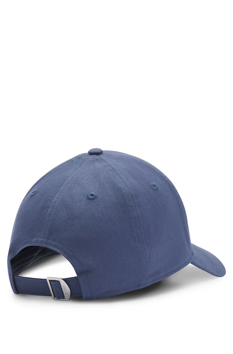 Cotton-twill cap with Double B monogram