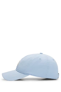 Cotton cap with embroidered Double B monogram