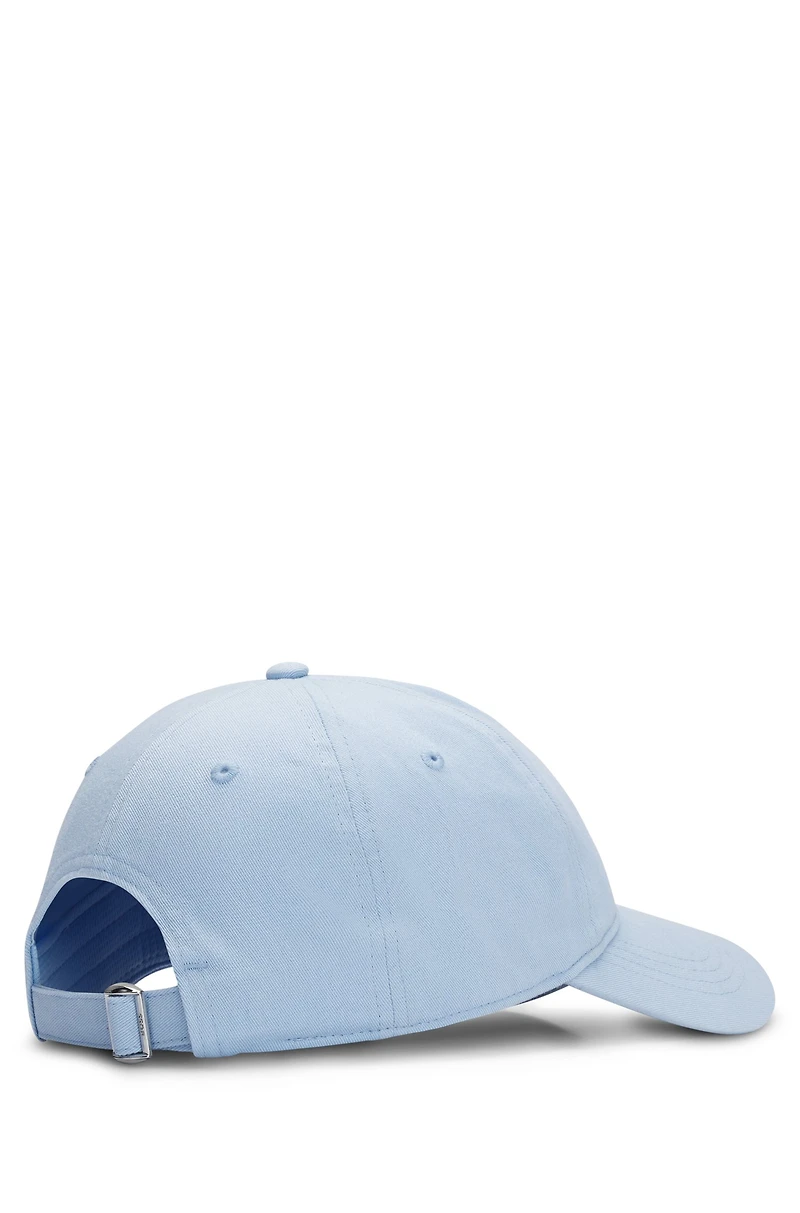 Cotton cap with embroidered Double B monogram