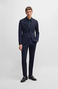 Slim-fit shirt performance-stretch jacquard