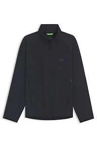 Water-repellent jacket super-stretch poplin