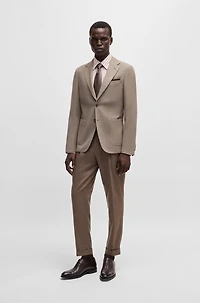 Slim-fit shirt striped Italian-made cotton