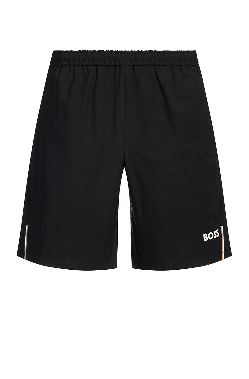 Active tennis shorts quick-dry super-stretch fabric