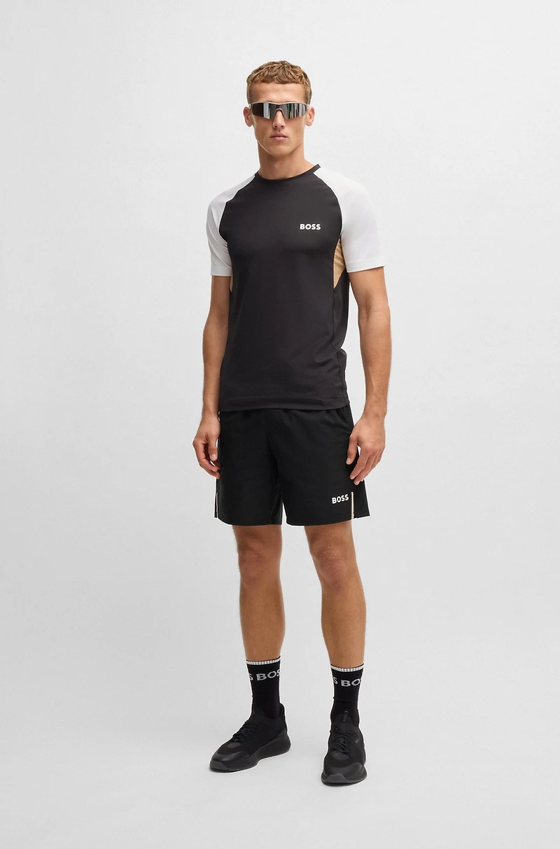 Active tennis shorts quick-dry super-stretch fabric