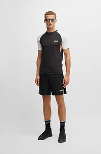 Active tennis shorts quick-dry super-stretch fabric