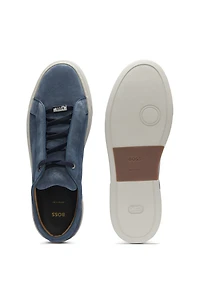 Gary low-top trainers suede