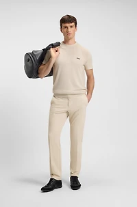 Slim-fit pants water-repellent stretch fabric