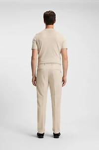 Slim-fit pants water-repellent stretch fabric