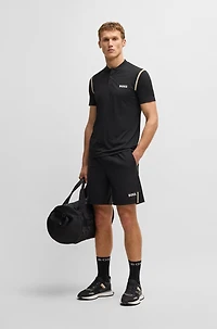 BOSS x Matteo Berrettini active polo shirt with moisture control