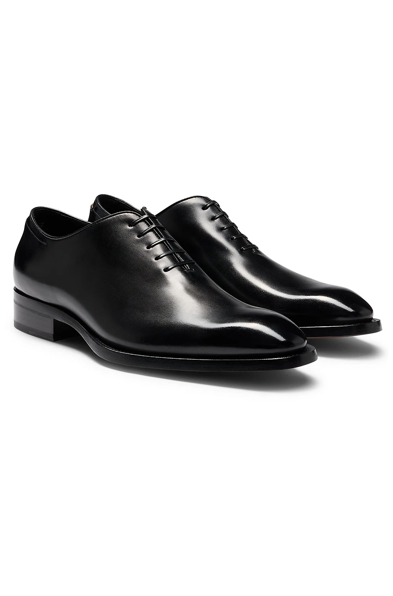 Italian-made Oxford shoes burnished leather