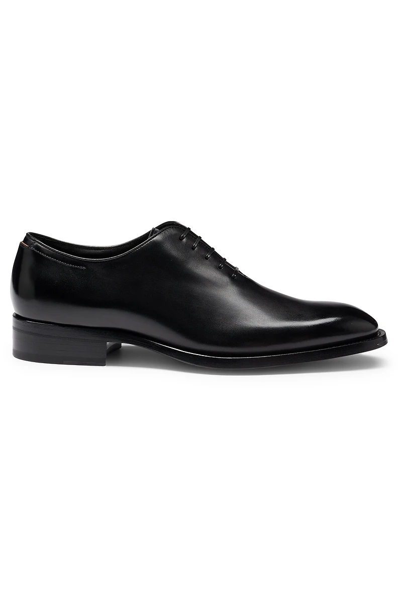 Italian-made Oxford shoes burnished leather
