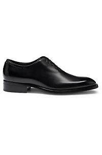 Italian-made Oxford shoes burnished leather