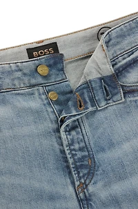 Classic-fit jeans blue comfort-stretch denim