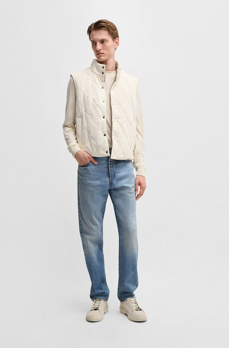 Classic-fit jeans blue comfort-stretch denim