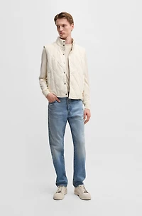 Classic-fit jeans blue comfort-stretch denim